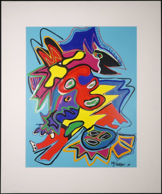 Marianne Naerebout - Marianne Naerebout: Acryl op papier, Zonder titel kopen? Bied vanaf 70!