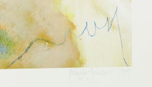 Marja Jansen - Pigmentdruk (handbewerkt), Abstracte compositie kopen? Bied vanaf 1!