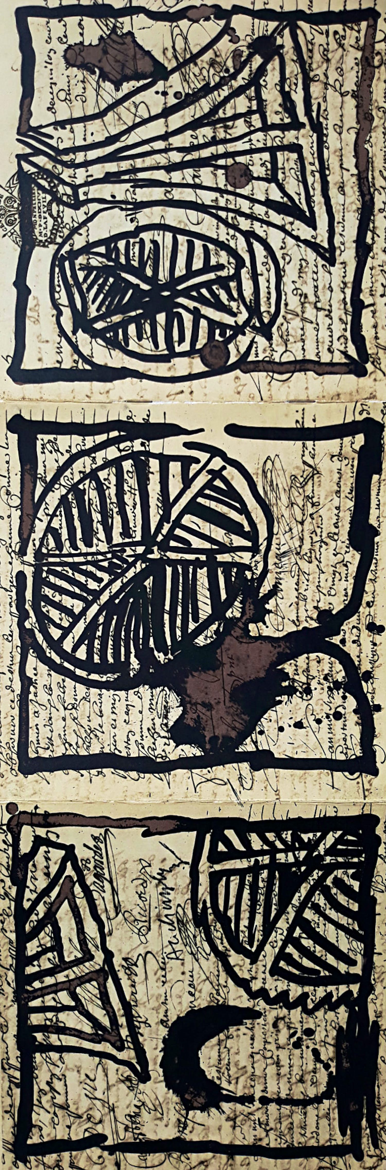 Pierre Alechinsky - Solotentoonstelling NY (1968), catalogus met 6 originele litho’s kopen? Bied vanaf 125!