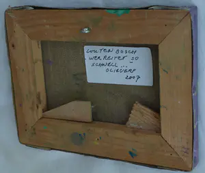 Lou ten Bosch - Olieverf op doek + inkt , Wer reitet so schnell – 2007 kopen? Bied vanaf 40!