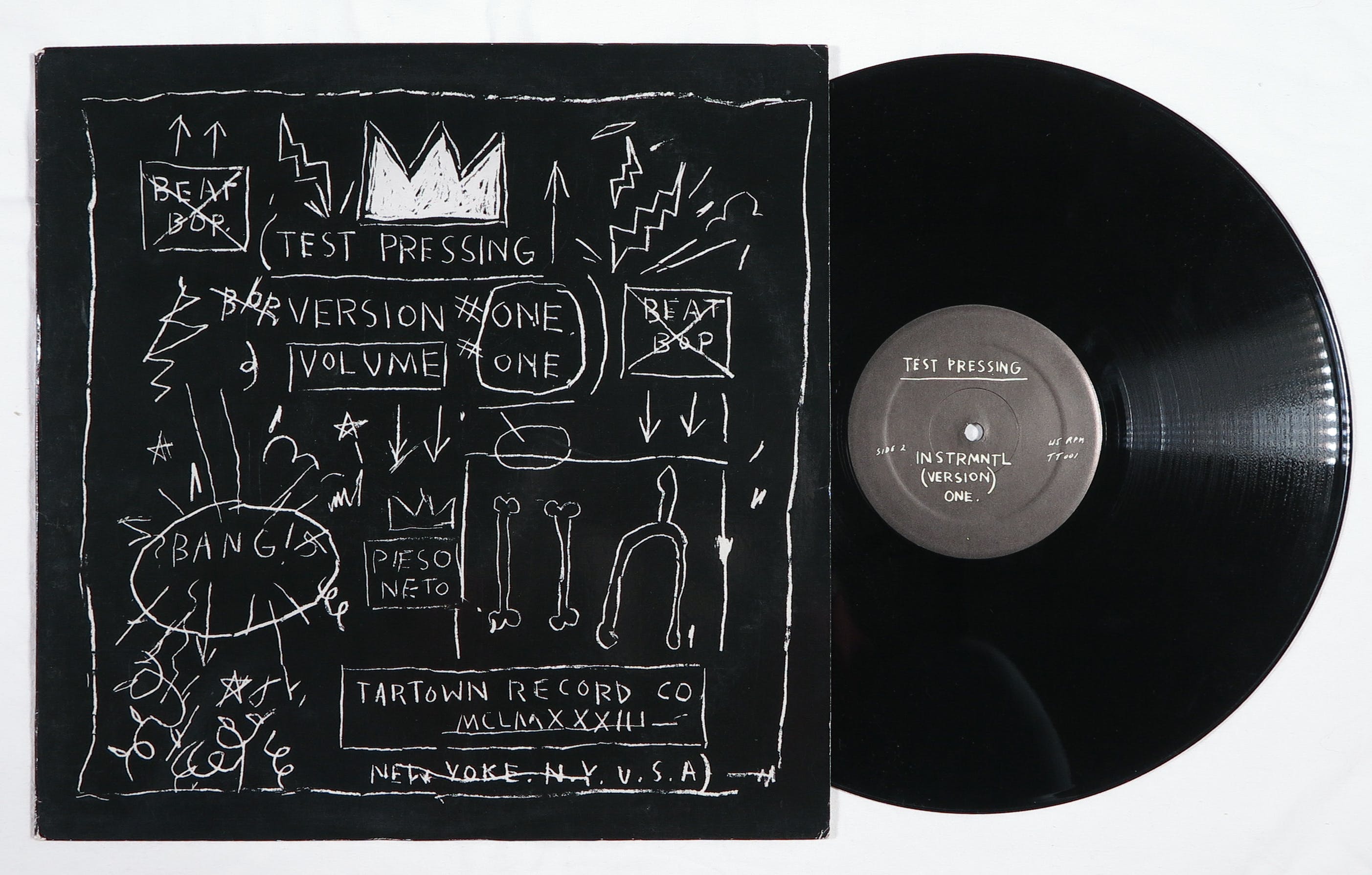 Jean-Michel Basquiat - LP-hoes, Rammellzee, K-Roband: Beat Bop kopen? Bied vanaf 1!