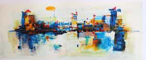 Nicole Schaap - coucher du soleil verkocht voor € 45!