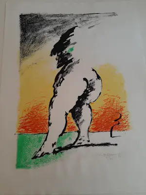 Ken Rinciari - Zeefdruk, zonder titel (lopend figuur) kaufen? Bieten Sie von 20!