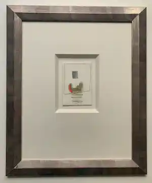 Buy Jan Montyn - gemengde techniek op papier | 'Zonder titel' | 1998 (LUXE INGELIJST)? Bid from 275!