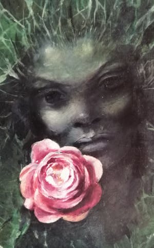 Jean Denis Maillart - Visage aux fleurs kopen? Bied vanaf 140!