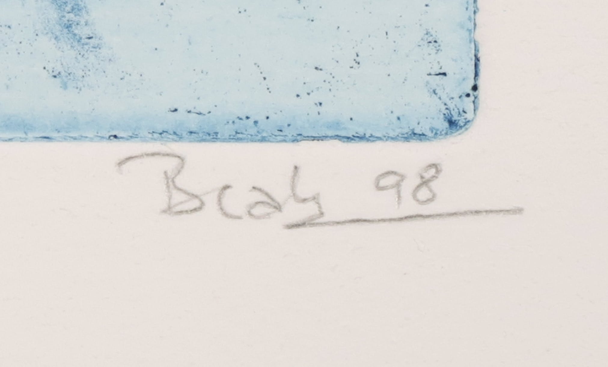Beaty Czeto - Ets en aquatint, The blue clear decrease kopen? Bied vanaf 20!