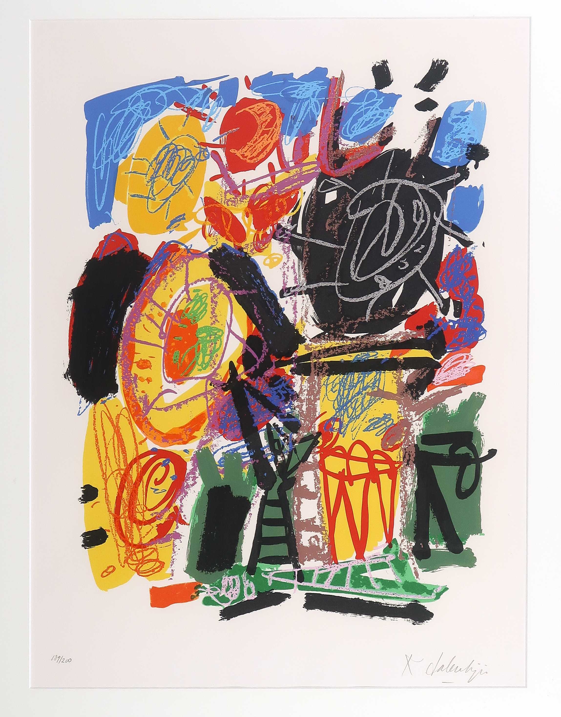 Kees Salentijn - Zeefdruk, Hommage aan Van Gogh - Ingelijst kopen? Bied vanaf 50!