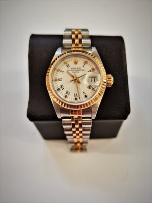 1213- Orig. ged. gouden Rolex Lady-Datejust 69173 - Oyster perpetual - Classic!! kopen? Bied vanaf 1780!