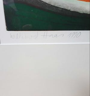 Willibrord Haas - "Zehrschwelte gefallte". Bijzondere grote ets op geschept papier. kopen? Bied vanaf 1!
