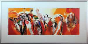 Peter Meijer - Zeefdruk, Habanera - Ingelijst (Groot) verkocht voor € 60!