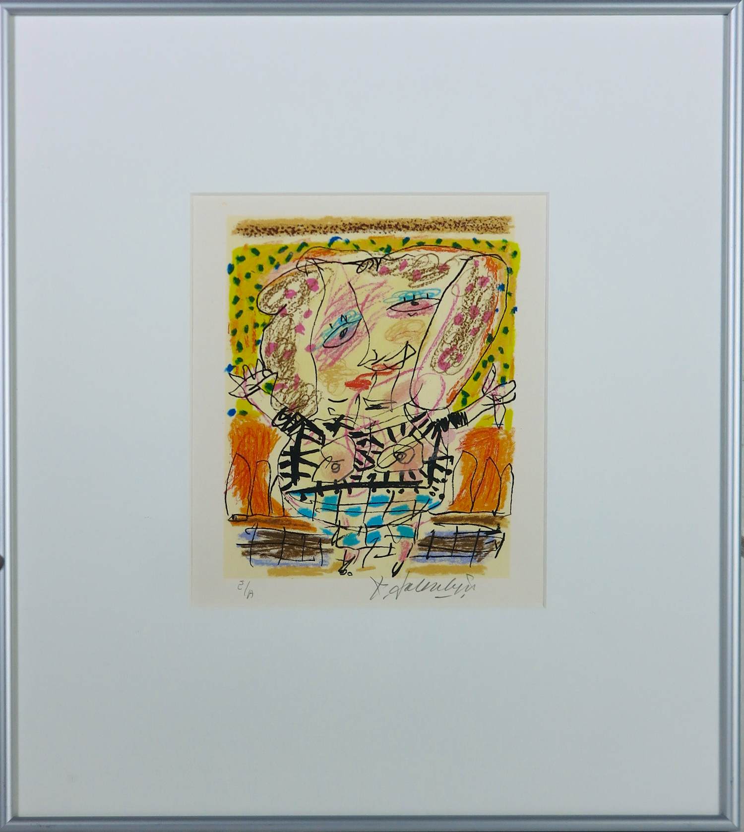 Kees Salentijn - Litho op papier, Mujeres - Ingelijst kopen? Bied vanaf 50!