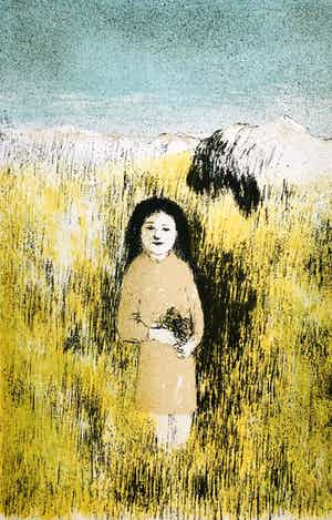 Metten Koornstra - Bloemenplukken verkocht voor € 110!