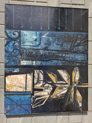 Vicente Martin - Luna - abstracte compositie kopen? Bied vanaf 200!