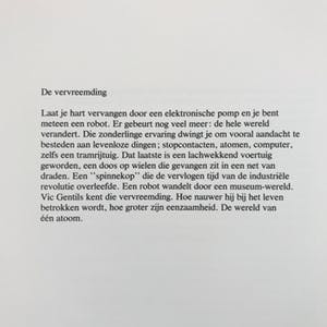 Vic Gentils - Gesigneerde ets - 1981 - 'De Vervreemding' - VII/XX kopen? Bied vanaf 35!