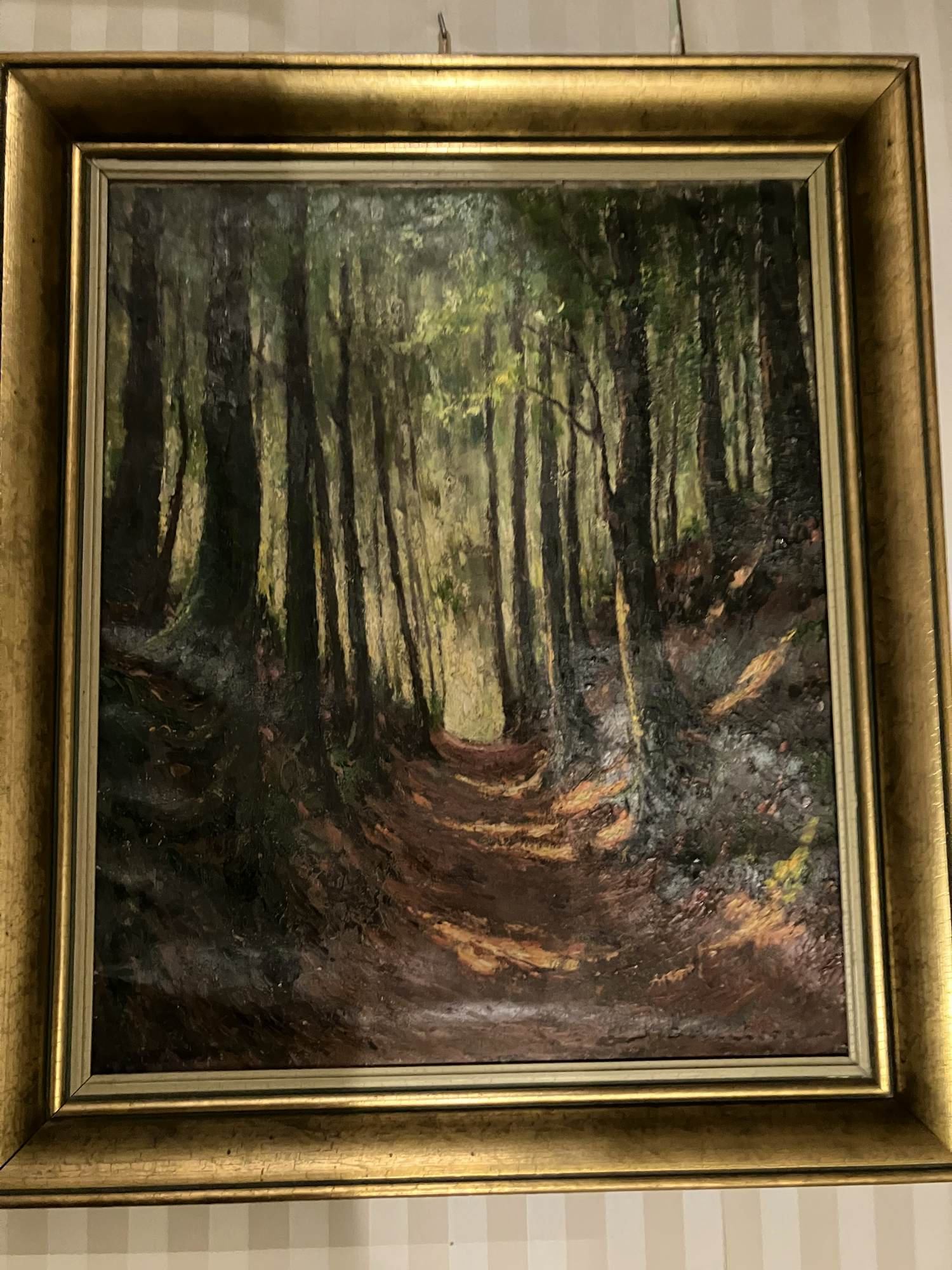 Jean De Vettere - Holle weg tussen bomen kopen? Bied vanaf 120!