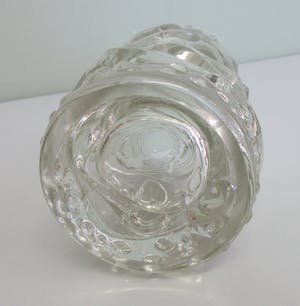 Sklo Union - Rosice - Frantisek Pečený 'Dragon's Head' modelnr 20235 vaas - Hermanova Glashutte kopen? Bied vanaf 1!