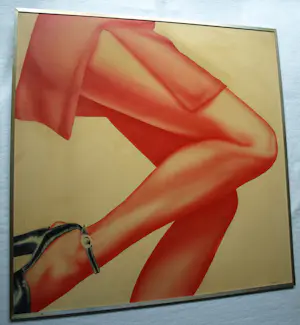Onbekend - Airbrush / Spuitbus , Vrouwenbenen – 1976 kopen? Bied vanaf 100!