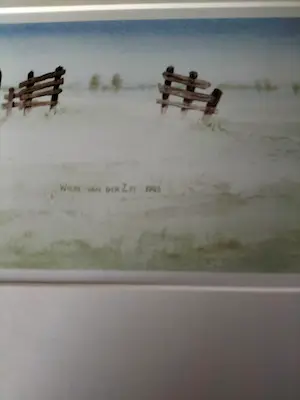 Wiebe A van der Zee - koeien aquarel kopen? Bied vanaf 75!