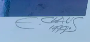 Eric Claus - Ingelijste cristal druk: Gelieven(Commedia dell 'arte) - 1999 kopen? Bied vanaf 100!