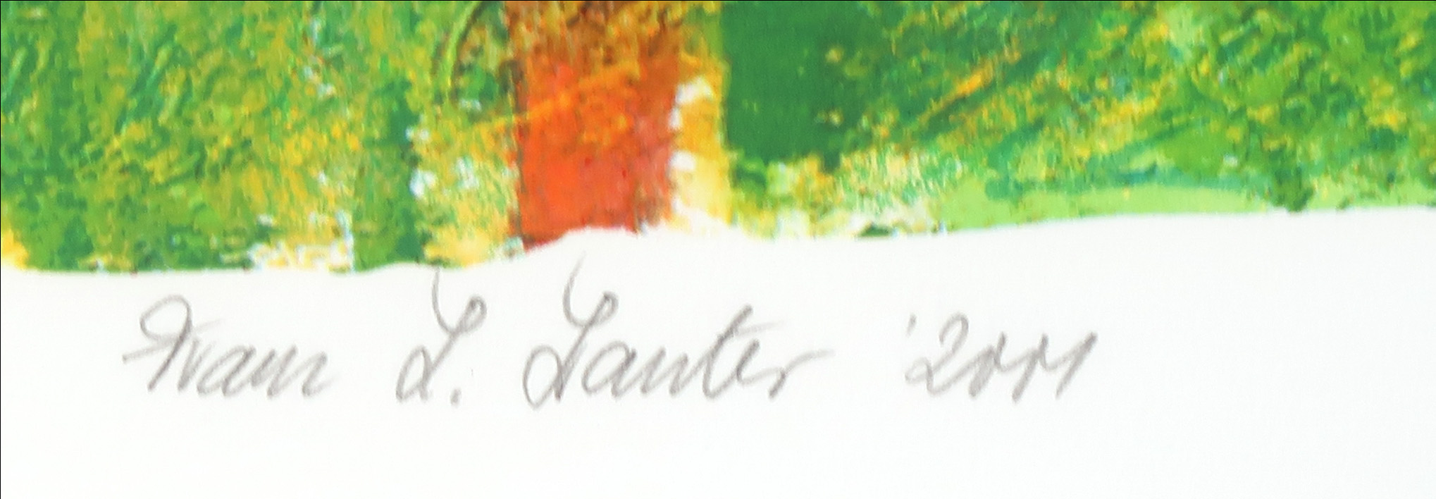 Franz Lauter - Zeefdruk, Tulpenveld kopen? Bied vanaf 40!