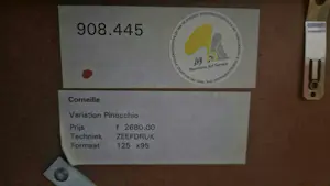 Corneille - Vrolijk Kleurrijk Groot werk GESIGNEERD 1993 Pinokkio kopen? Bied vanaf 675!