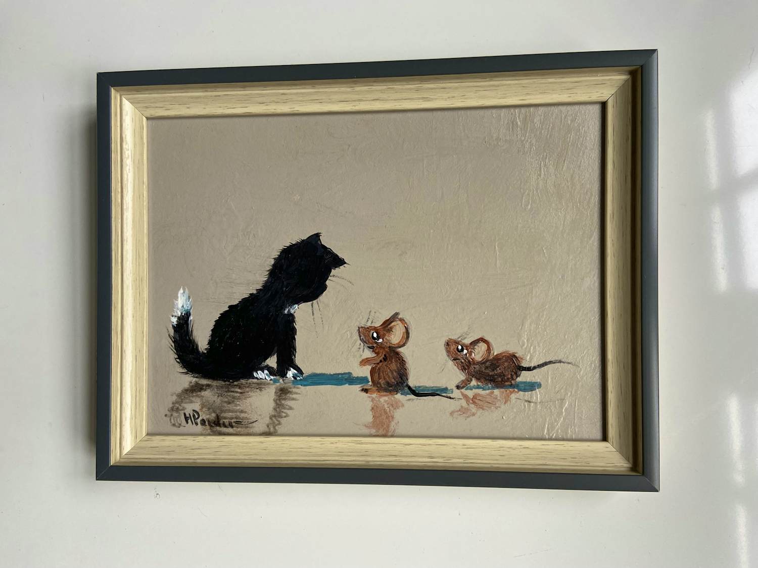 Henk Poeder - Kitten en twee muisjes verkocht voor € 66!