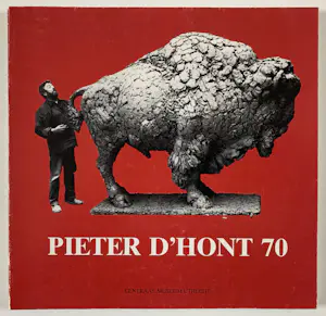 Pieter d' Hont - Bronzen beeld: 'bizon' - 1981 kopen? Bied vanaf 1500!