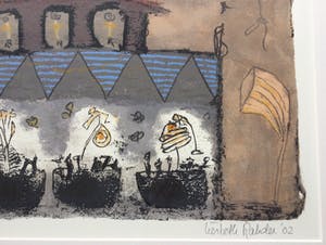 Liesbeth Rahder - z.t. | kleuren zeefdruk - ingelijst (groot) kopen? Bied vanaf 79!