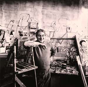 Nico Koster - Foto, Lucebert verkocht voor € 100!