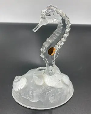 Cristal d’Arques - 2 Cristal D'Arques, Clear Lead Crystal figurines - MINT! kopen? Bied vanaf 25!