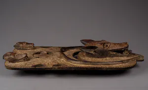 Niet of onleesbaar gesigneerd - Ijo plank masker Niger delta kopen? Bied vanaf 1!