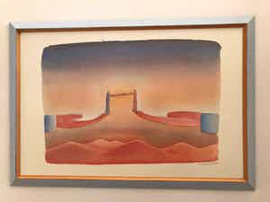 Jean Michel Folon - De Ontmoeting / La Rencontre / The Meeting verkocht voor € 190!