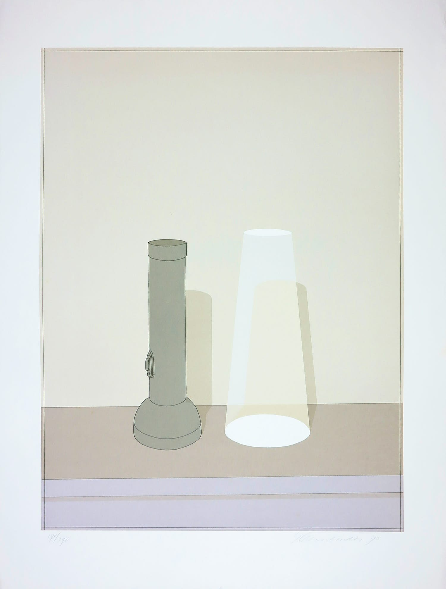 Jeroen Henneman - Litho, Zonder titel sold for € 150!