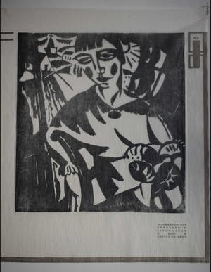 Gustave De Smet - Houtsnede - Vrouwenportret kopen? Bied vanaf 125!