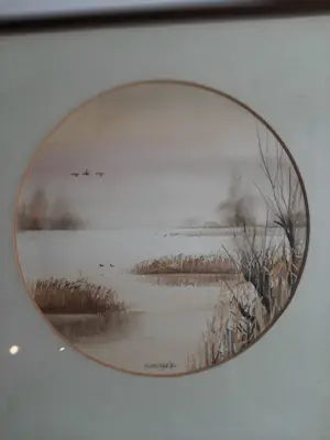 Albertus Wieringa - Litho, Landschap kopen? Bied vanaf 20!