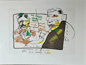 Herman Brood - Paddos - handgesigneerd - ingelijst - 125 ex. kopen? Bied vanaf 1!