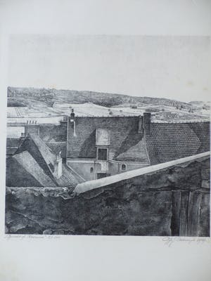 Gijs Voskuyl - Gezicht op Chevreuse - litho kopen? Bied vanaf 35!