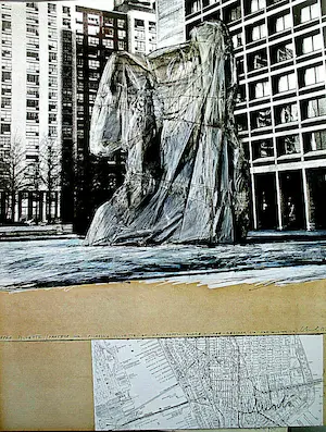 Christo - Wrapped Sylvette - Washington Square kopen? Bied vanaf 205!