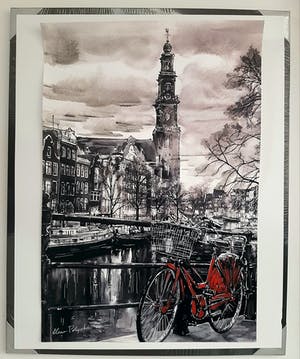 Elena Polyakova - Uitzicht naar Westerkerk in Amsterdam kopen? Bied vanaf 65!