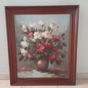 Buy Harry Koolen - Harry Koolen stilleven bloemen vaas? Bid from 150!