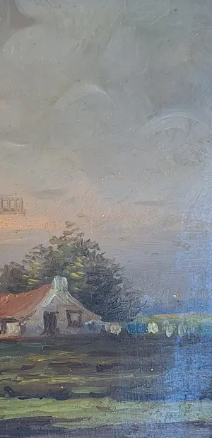 Onbekend - Gesigneerd - Landschap met molens - 19e eeuw kopen? Bied vanaf 10!