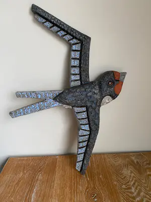 AcheterJoop Puntman - Wandsculptuur van Zwaluw door Joop Puntman? Enchérissez de 280!