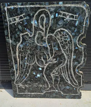 Aat Veldhoen - Granieten sculptuur: "Leda & de Zwaan - 1988 kaufen? Bieten Sie von 499!