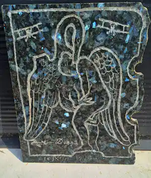 Buy Aat Veldhoen - Granieten sculptuur: "Leda & de Zwaan - 1988? Bid from 499!
