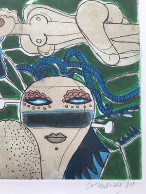 Corneille - Titel Onbekend - Zeefdruk 1981 - Oplage 146/200 kopen? Bied vanaf 200!