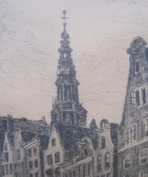 Louis Landre - Zicht op Amsterdam kopen? Bied vanaf 25!