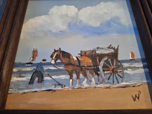 Brons (Onbekend) - Schelpenvisser en bomschuit kopen? Bied vanaf 1!