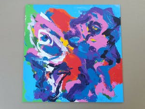 Karel Appel - COBRA-ABSTRACTIE / KLEURZEEFDRUK / 50x50cm / SIG / 1977 kopen? Bied vanaf 550!