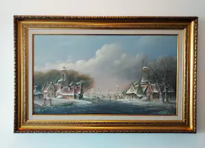 Thomas Heesakkers - Winterlandschap kopen? Bied vanaf 350!