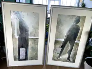 Carla Raadsveld - twee figuren verkocht voor € 100!